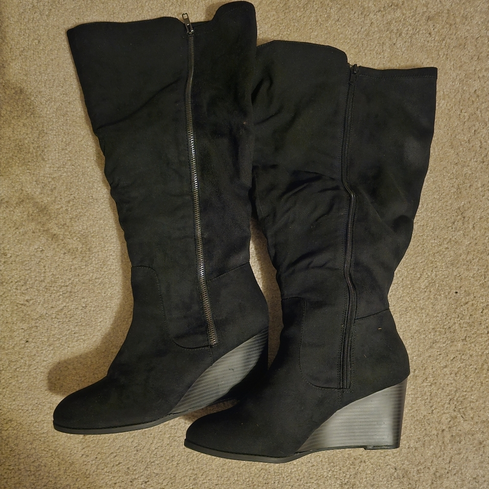 NWOT Cloudwalkers Women's Wide Fit Tall Boot Size 11W
